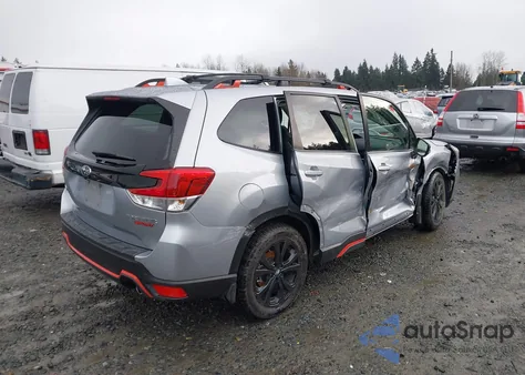 2021 Subaru Forester Sport from USA, damaged, VIN JF2SKARC3MH562487